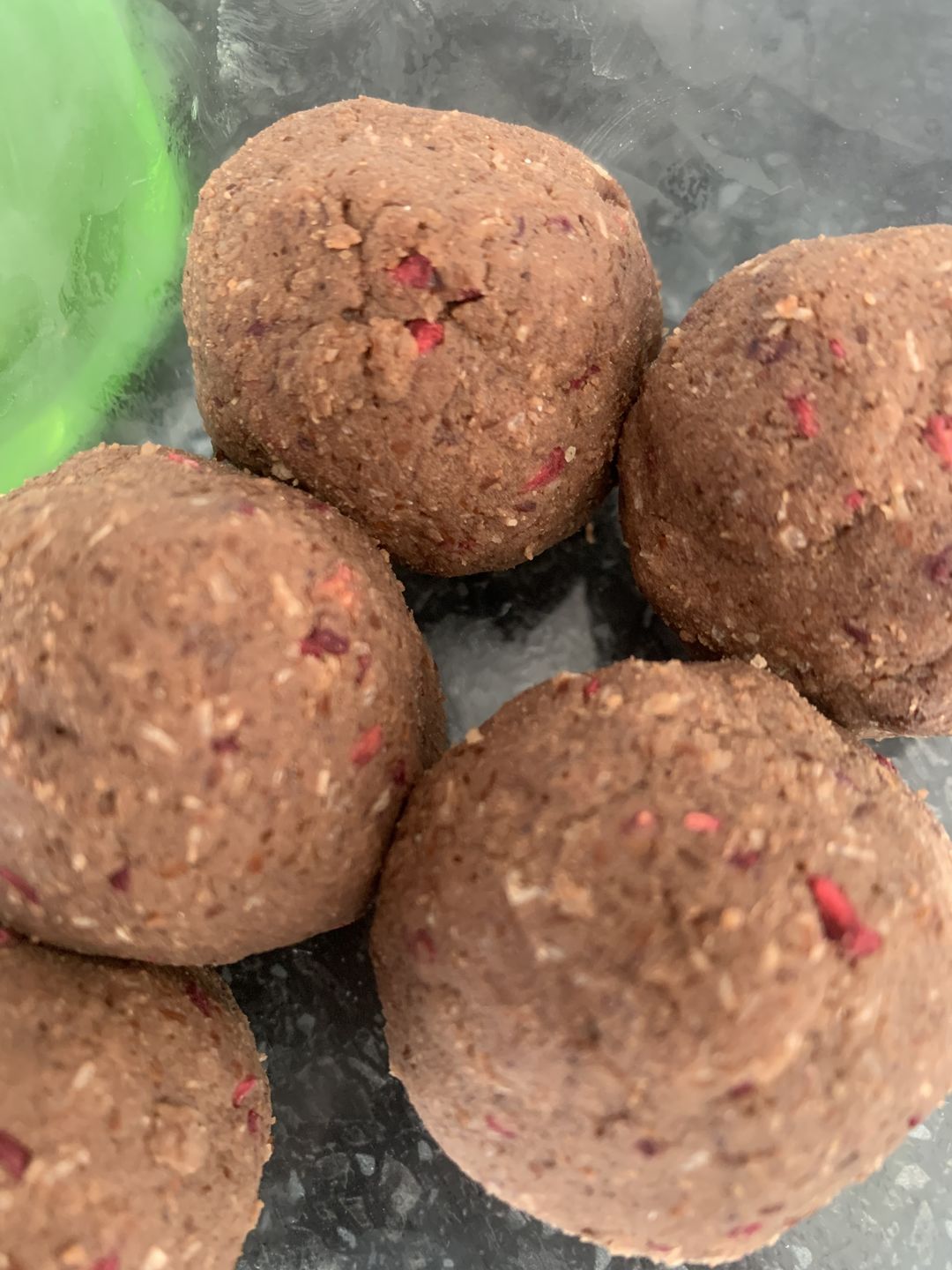 Customer photo review of Raspberry Brownie Rad Ball Mix