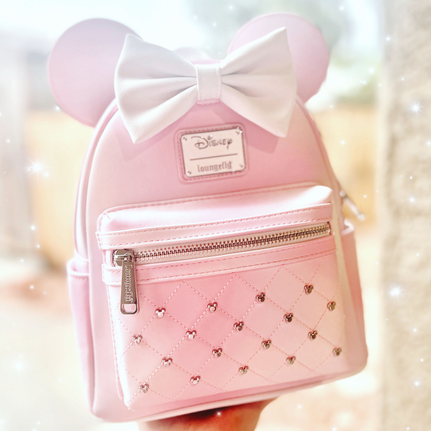 Customer photo review of 707 Street Exclusive - Loungefly Disney The Minnie Mouse Classic Series Mini Backpack - Sakura