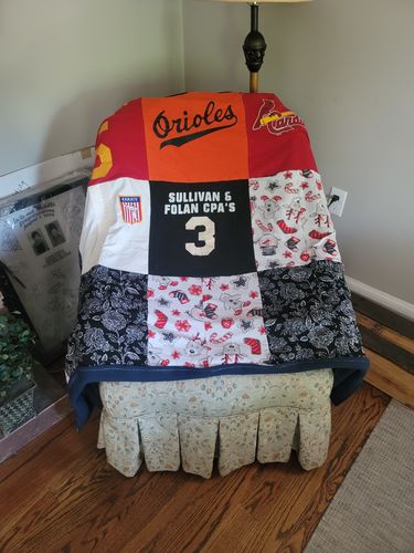 Customer photo review of Classic T-Shirt Blanket