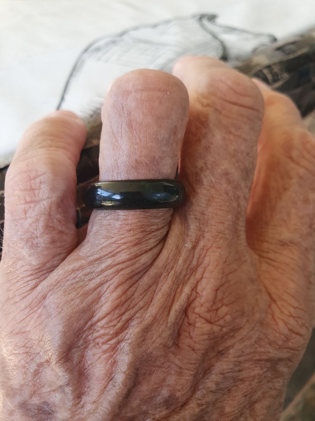 Customer photo review of Greenstone Ring