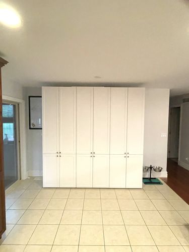 Customer photo review of 30" Wide Tall Pantry Cabinet