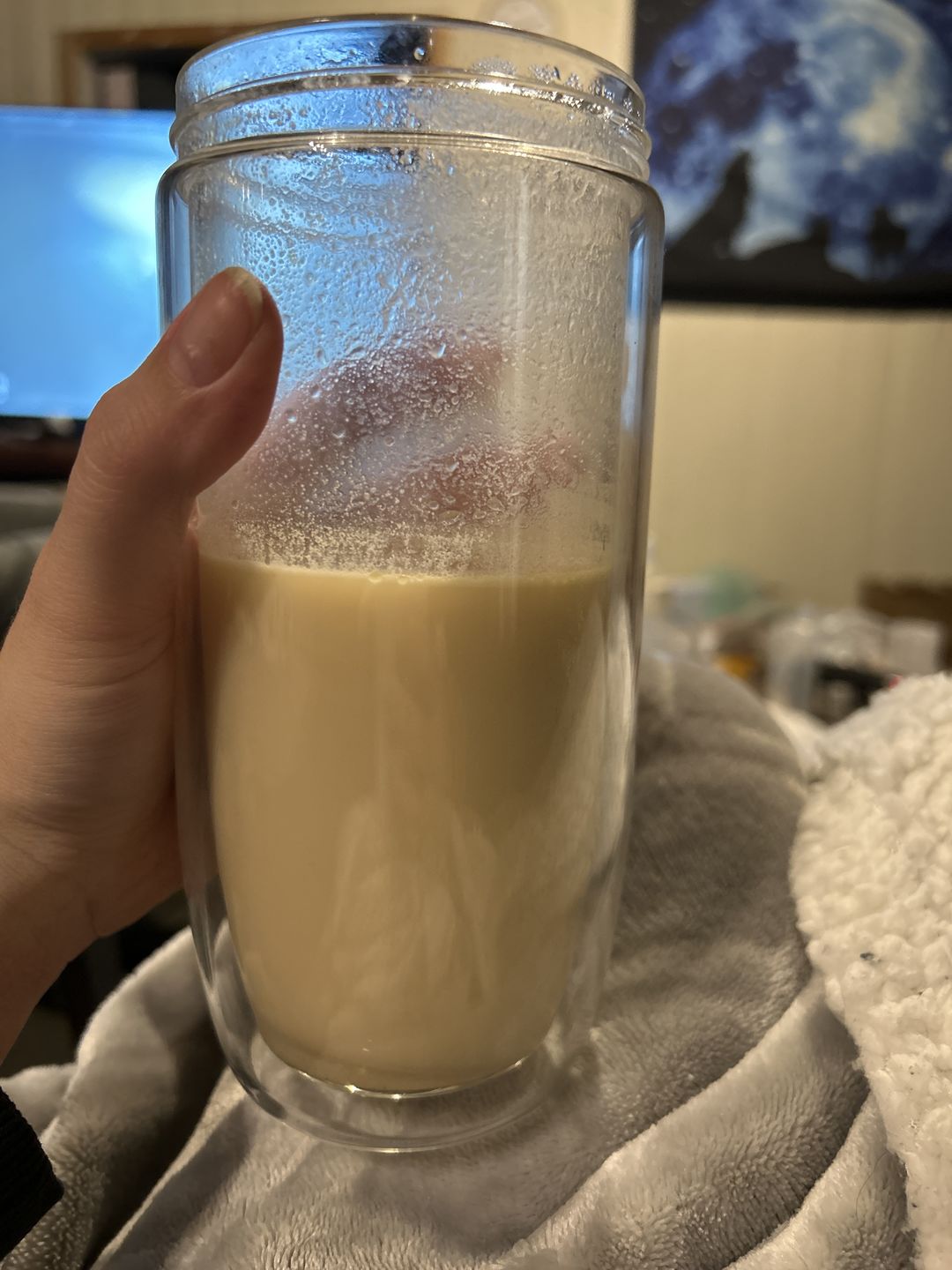 Customer photo review of Lactation Caramelised White Hot Chocolate