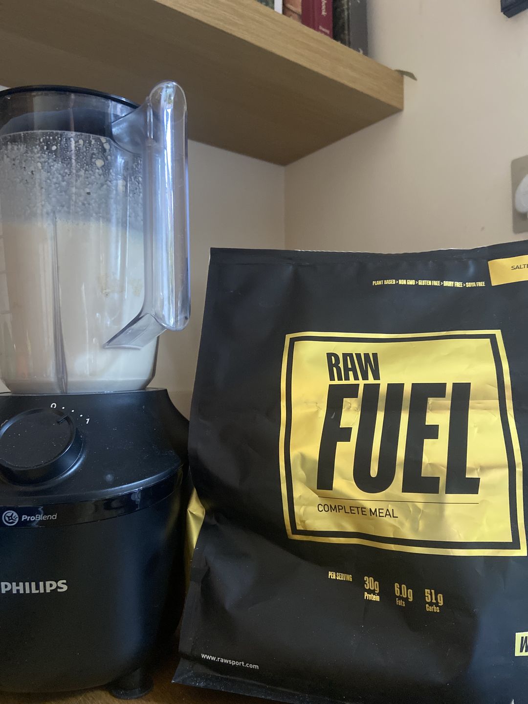 Customer photo review of Raw Fuel Meal Replacement