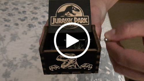 Customer video review of Caja Musical Jurassic Park