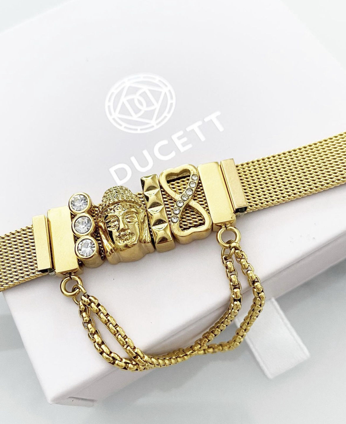 Customer photo review of Mesh bracelet gold