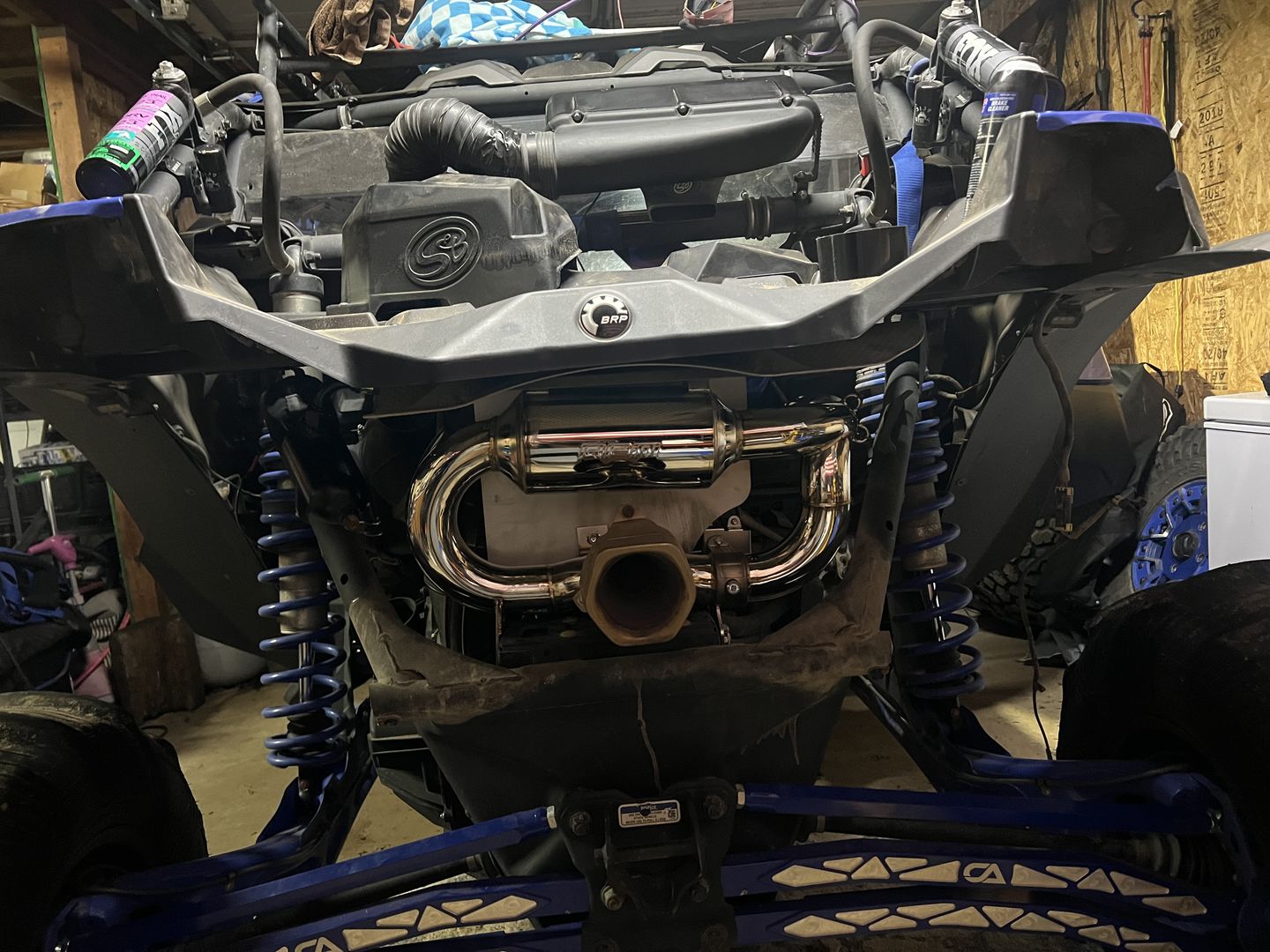 Customer photo review of RPM-SxS X3 E-VALVE Slip On Exhaust Sport Muffler Can Am Maverick X3 Turbo R & RR 2017-2023