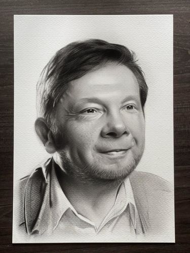 Customer photo review of Portrait zeichnen lassen - Portraitzeichnungen vom Foto bestellen - Auftragsmalerei