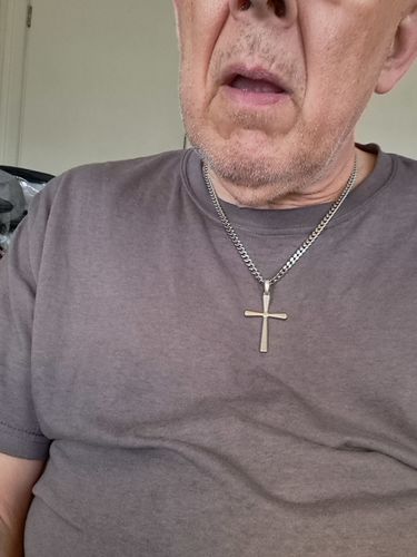 Customer photo review of 5mm Cuban Link Chain