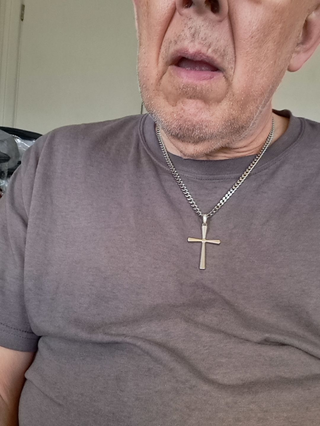 Customer photo review of 5mm Cuban Link Chain