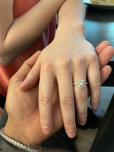 Customer photo review of 14K Engagement VS Diamond Ring 💎 JTJ™