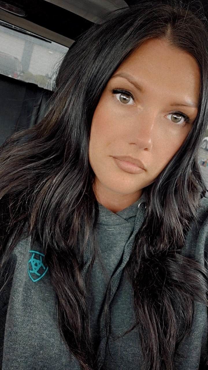 Customer photo review of 20” Dark Brown #2 Natural Wave DIY Hair Extensions Home Kit
