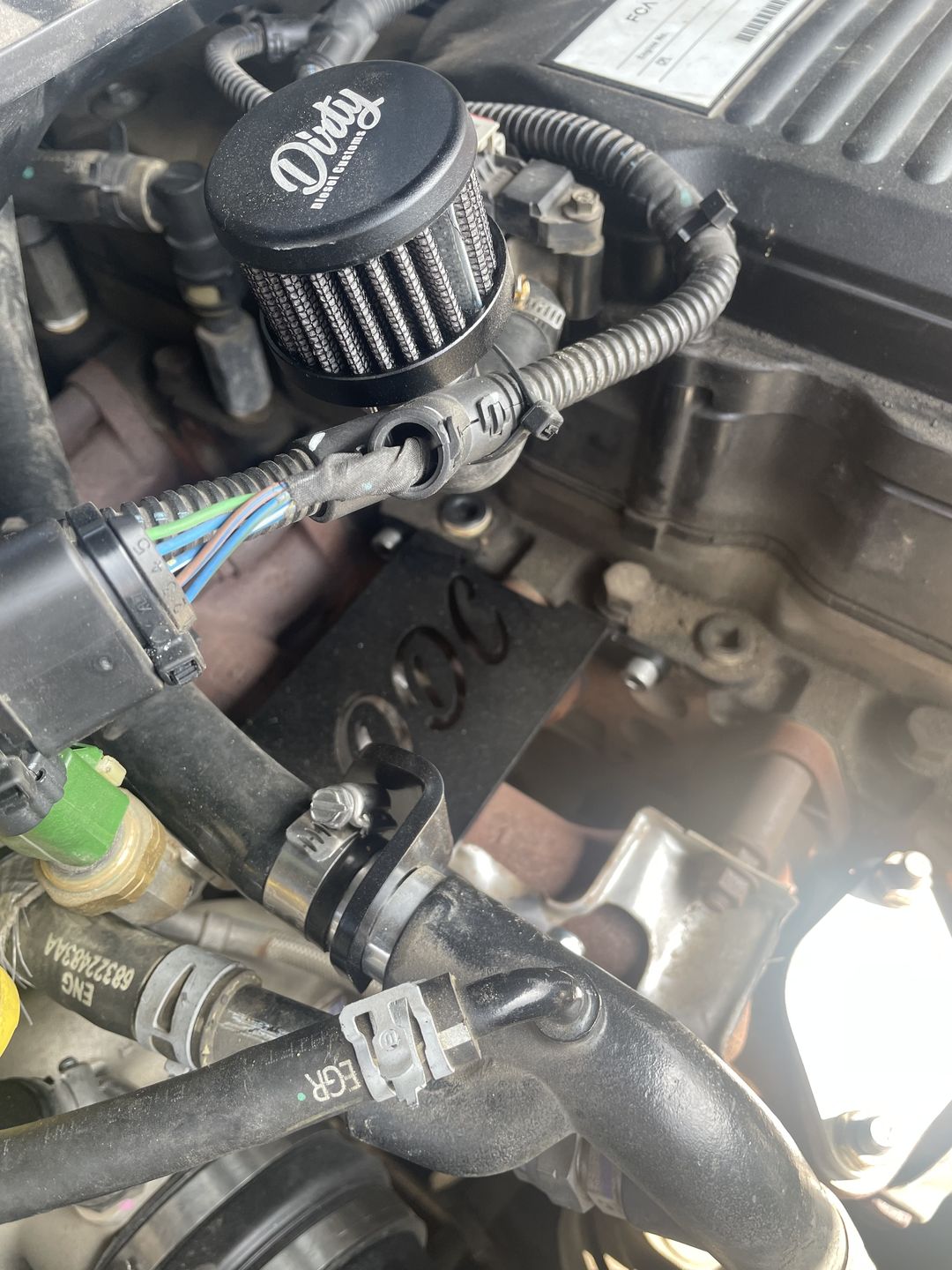 Customer photo review of 2007.5-2023 Cummins CCV Delete Kit (I67-ENG-A002)