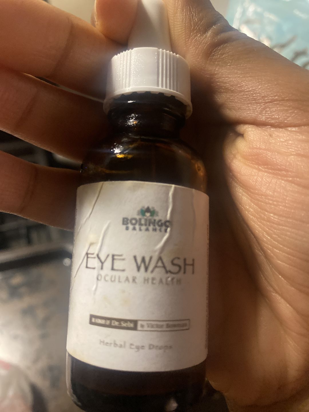 Customer photo review of Eye Wash