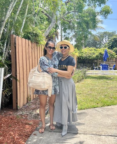 Customer photo review of Asymmetrical Long Skirt Zefira