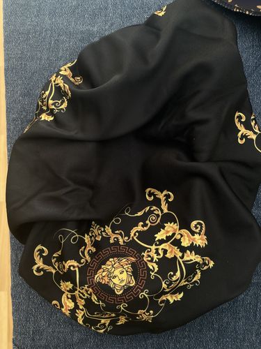 Customer photo review of Bonnet En Satin Versace | Global Durag
