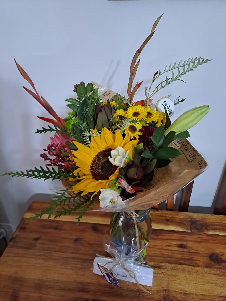 Customer photo review of Fresh Flower Bunch (Karoo Sunset)