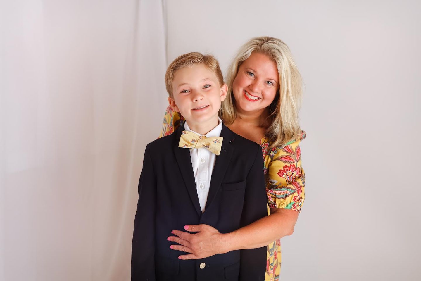 Customer photo review of Cocky Jockey Bow Tie - Yellow