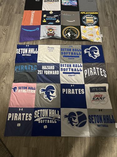 Customer photo review of Classic T-Shirt Blanket