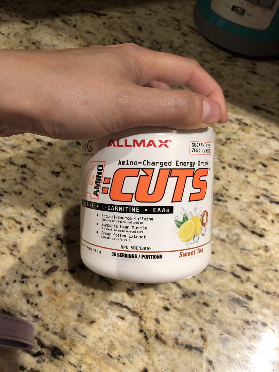 Customer photo review of Allmax - A-CUTS 252g