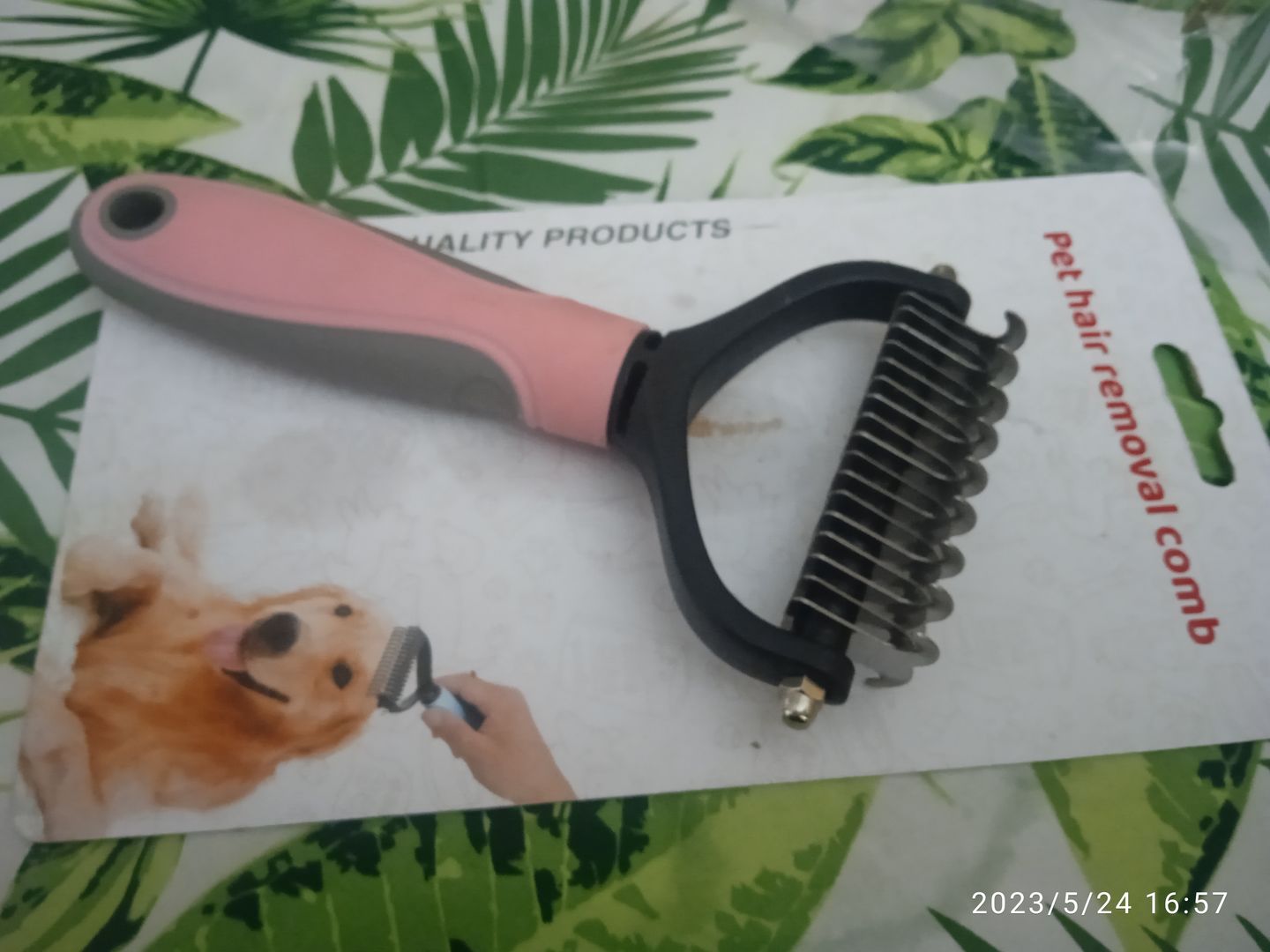 Customer photo review of Cepillo Cortador de Nudos de Pelo para Mascotas Milgenial