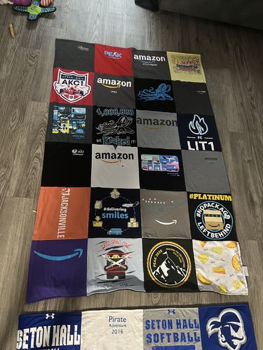 Customer photo review of Classic T-Shirt Blanket
