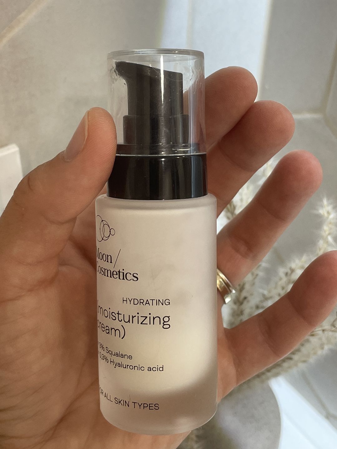 Customer photo review of Drėkinamasis veido kremas