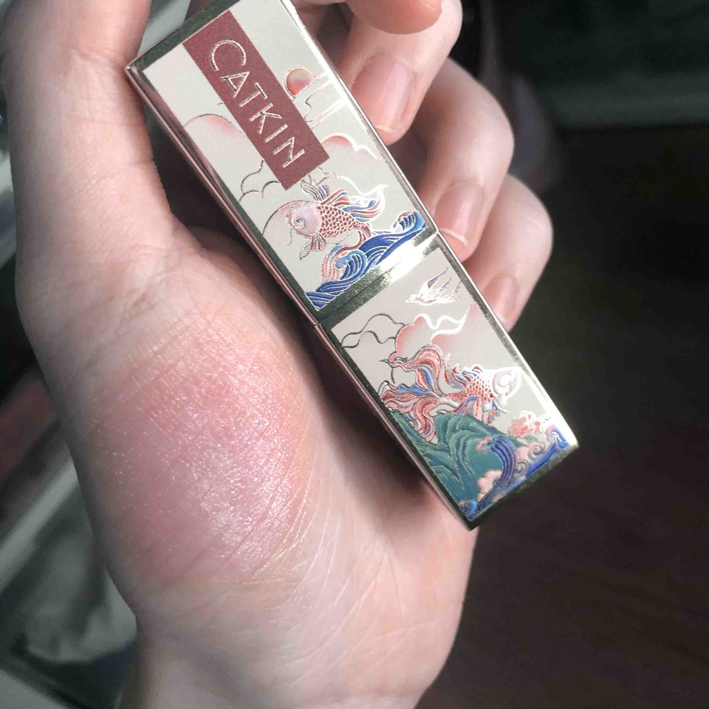 Customer photo review of CATKIN Hydrating Lip Balm Color Changing Lip Moistrurizer