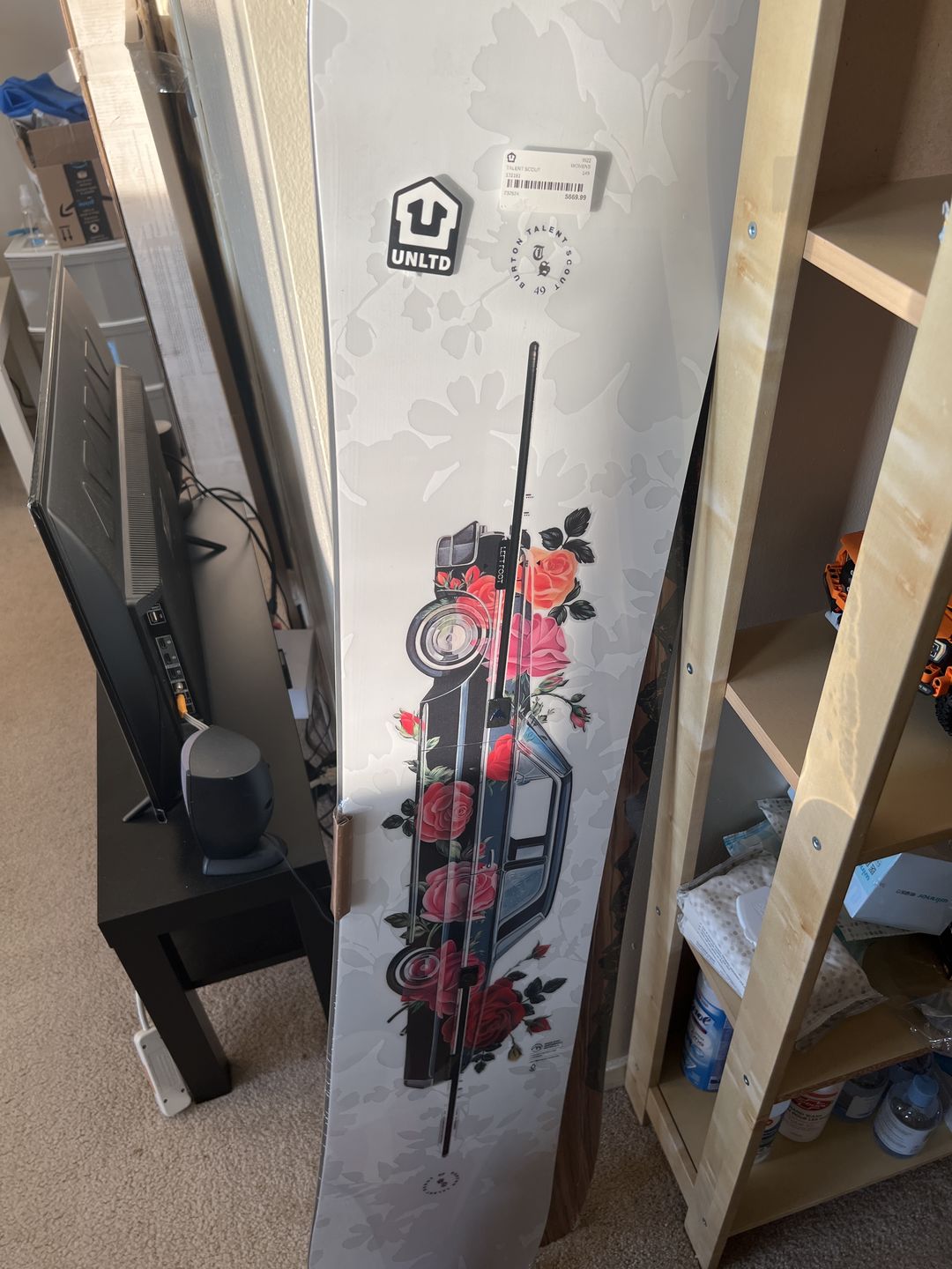 Customer photo review of Talent Scout Camber Snowboard