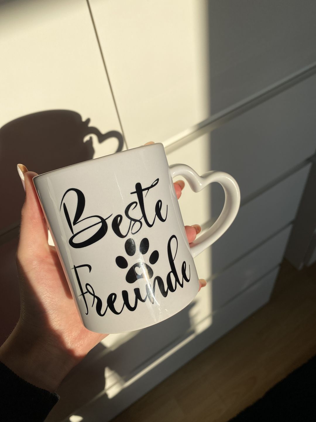 Customer photo review of Neugierige Katzen - Individuelle Tasse