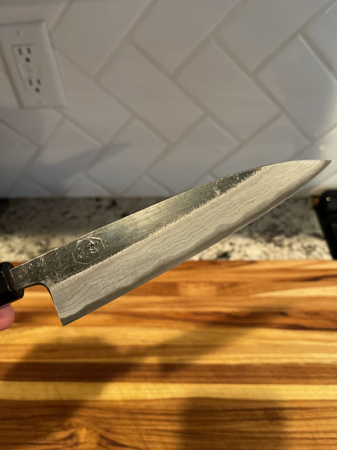 Customer photo review of Hatsukokoro Kurouchi Petty 150mm