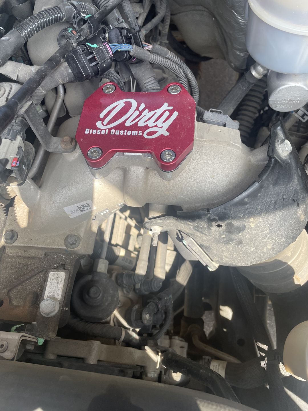 Customer photo review of 2009-2024 Cummins Dirty EGR/Cooler Delete (I67-EGR-A006)