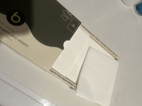 Customer photo review of Laundry Detergent Eco-Sheets™