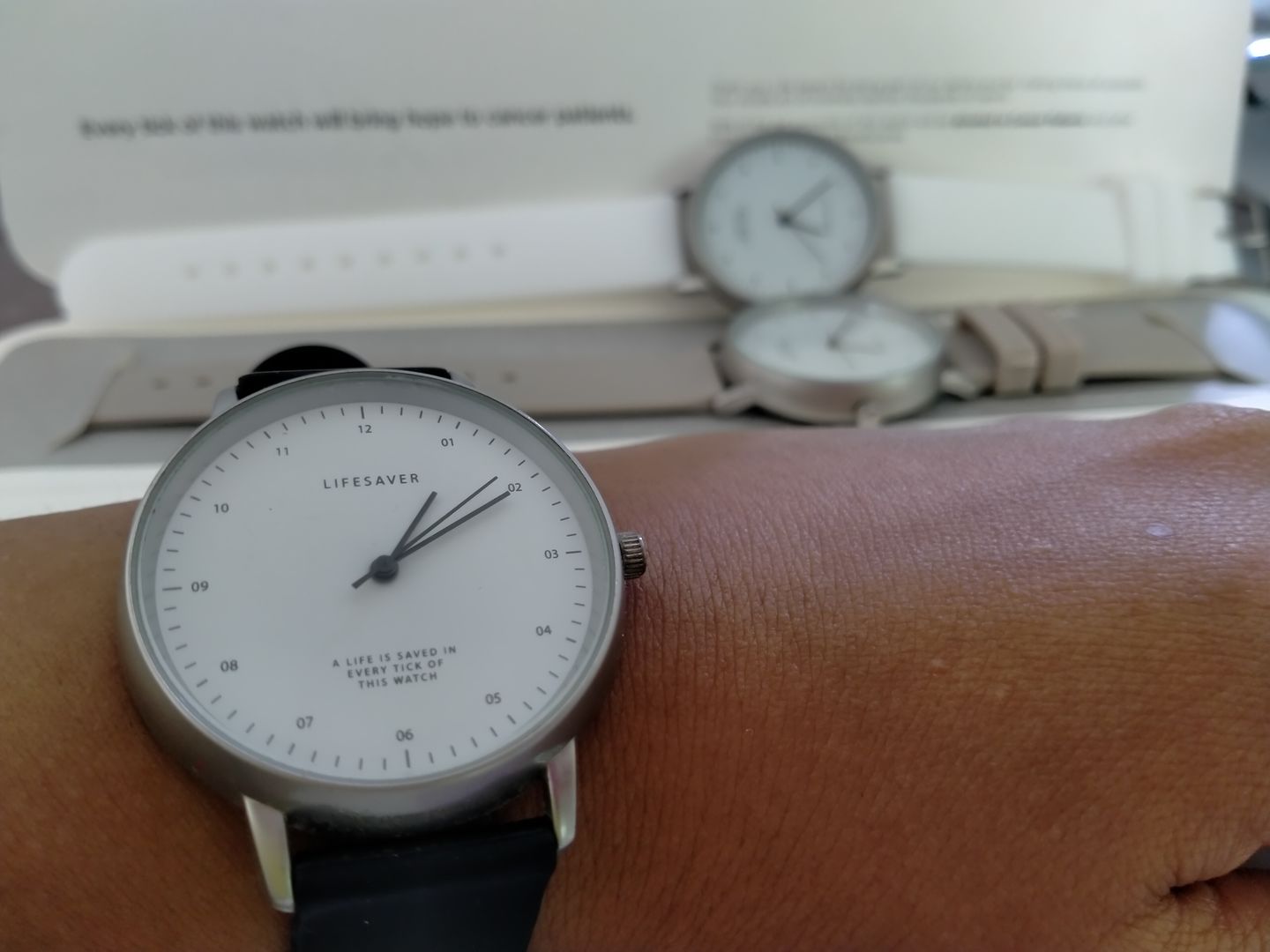 Customer photo review of Life Saver Watch 4.0 – Army Green