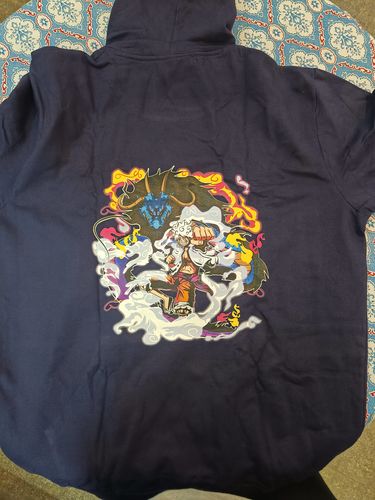 Customer photo review of Luffy Gear 5 / One Piece Hoodie