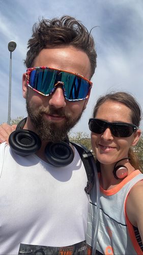 Customer photo review of Kapvoe X76 Sports Sunglasses for Cycling Running Climbing