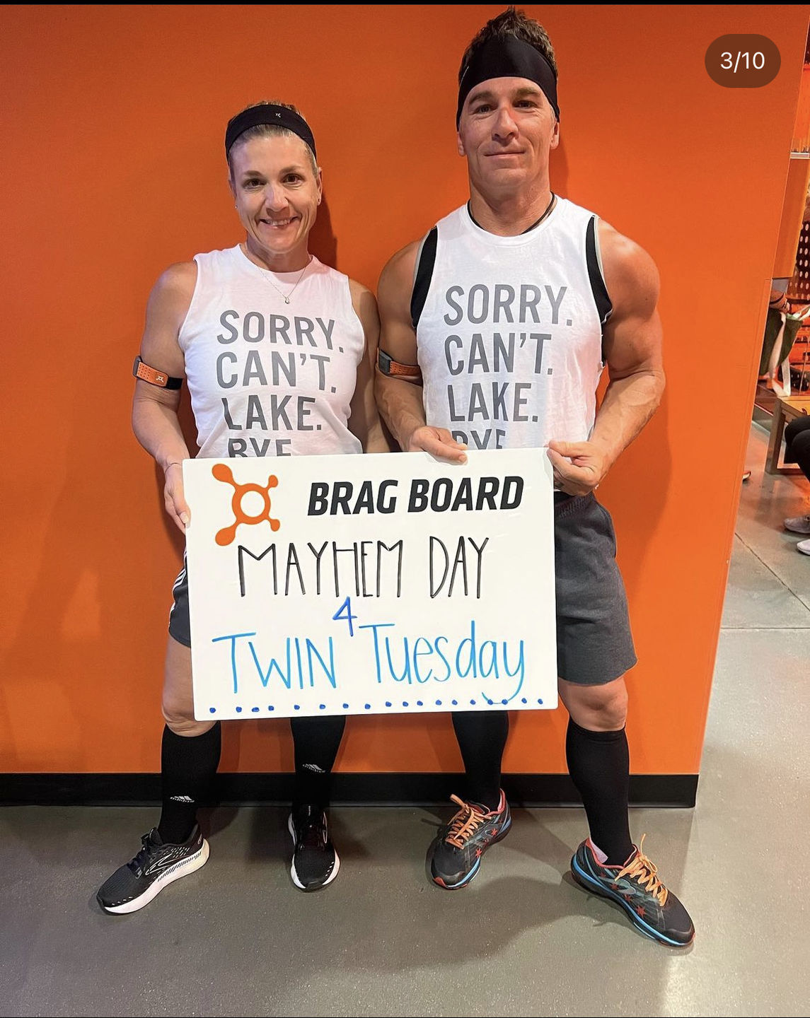 Customer photo review of Sorry Can't Lake Bye