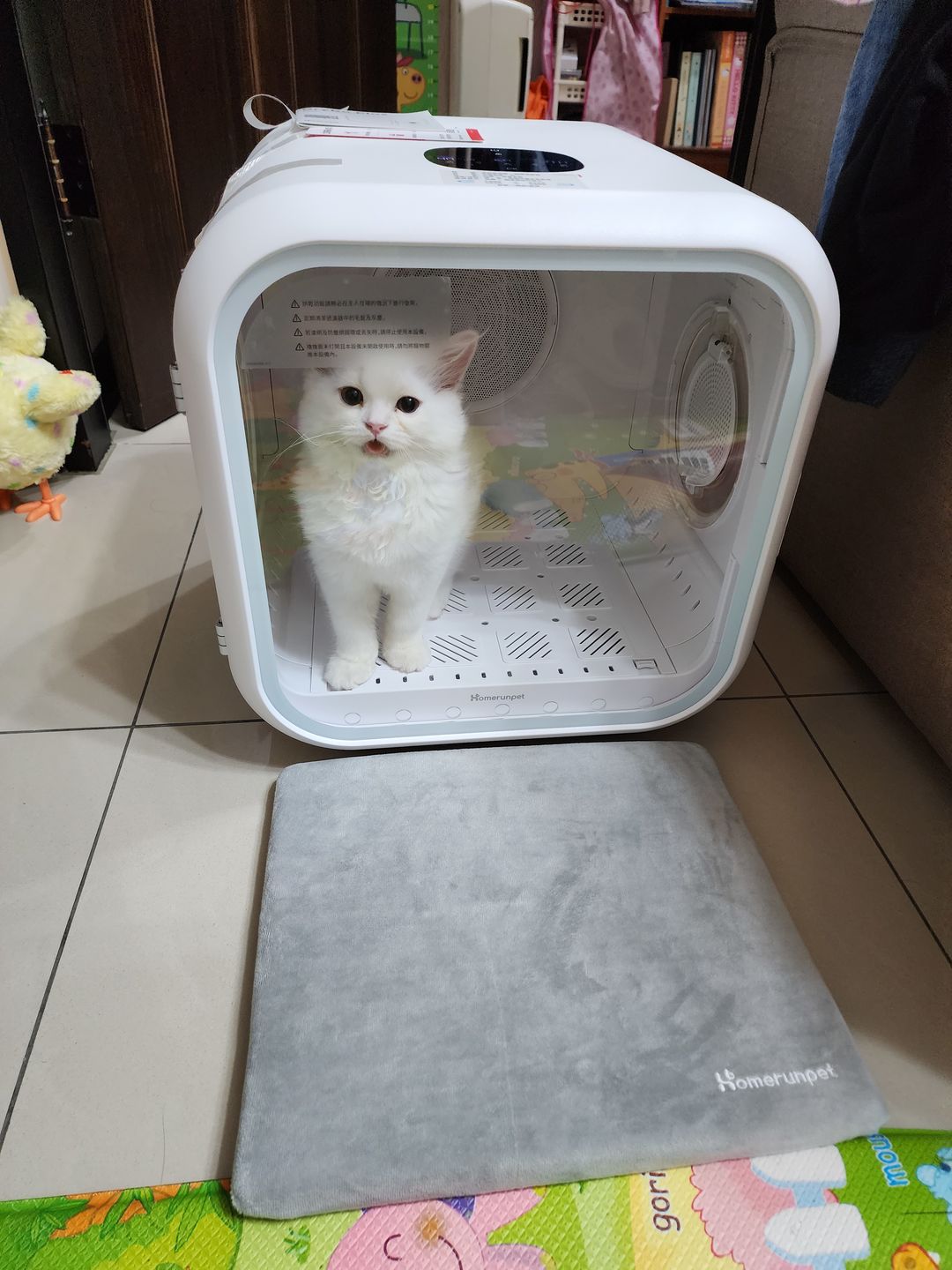 Customer photo review of Drybo Plus寵物烘乾箱