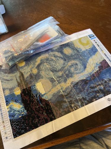 Customer photo review of The Starry Night Van Gogh