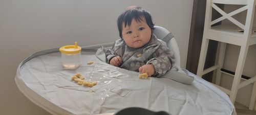 Customer photo review of Bib & Tray Kit