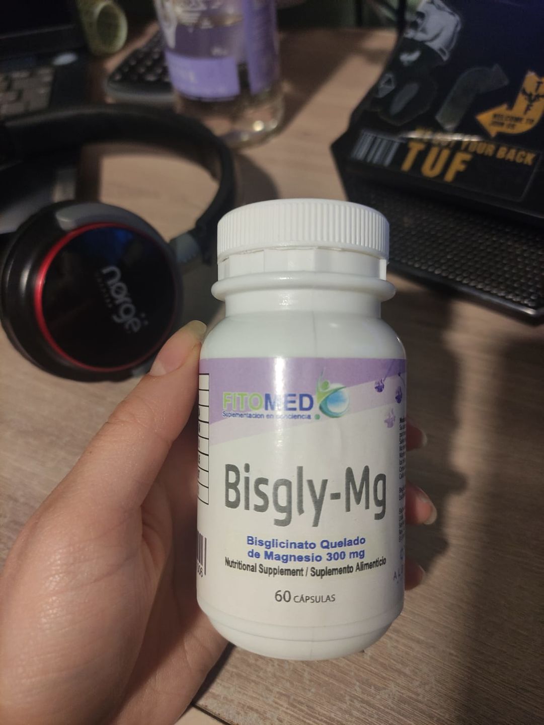 Customer photo review of Bisgly Mg 300 mg-60 cáps