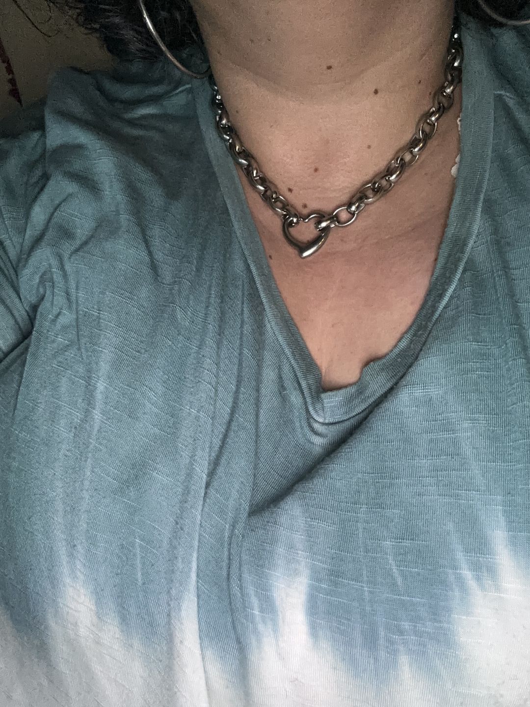Customer photo review of Amanda Heart Necklace