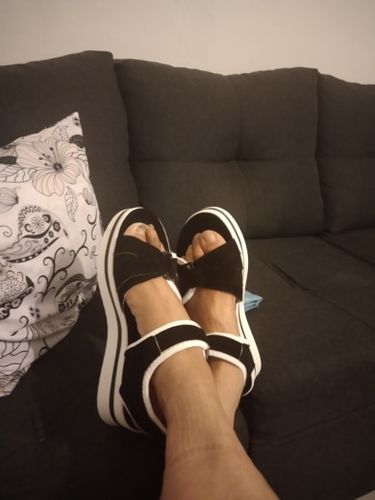 Customer photo review of Summer Womens Soft Wedges