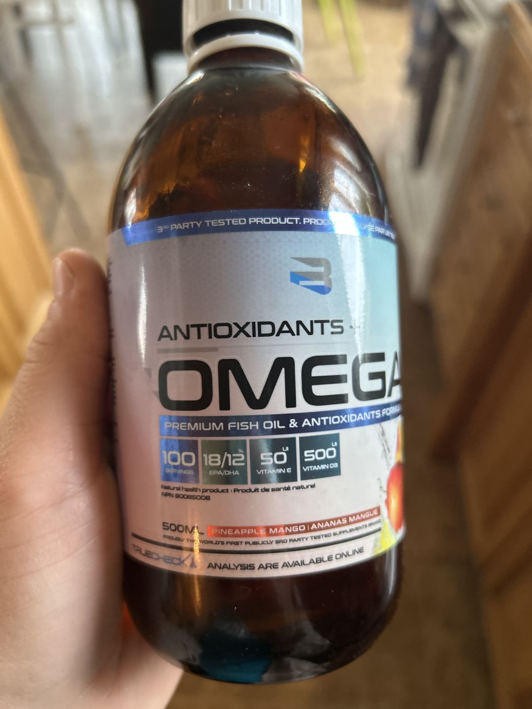 Customer photo review of Believe - Omega 3 + Antioxydants 500ml