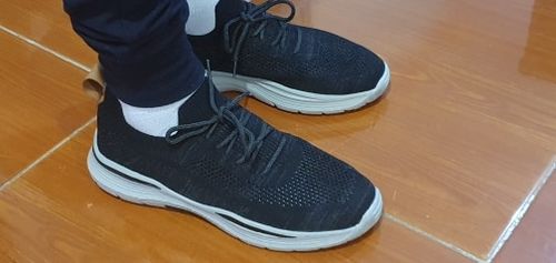 Customer photo review of Summer Mesh Mens Walking Shoes