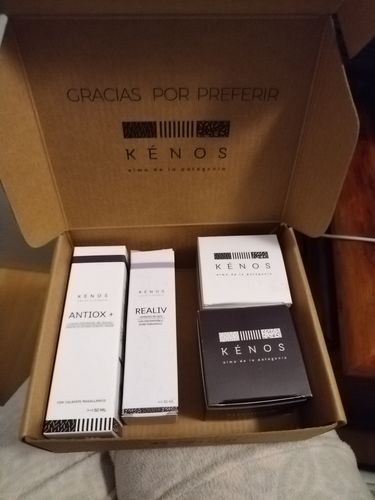 Customer photo review of Pack 4 productos: Hidro-K Día, Hidro-K Noche, Realiv, Antiox+