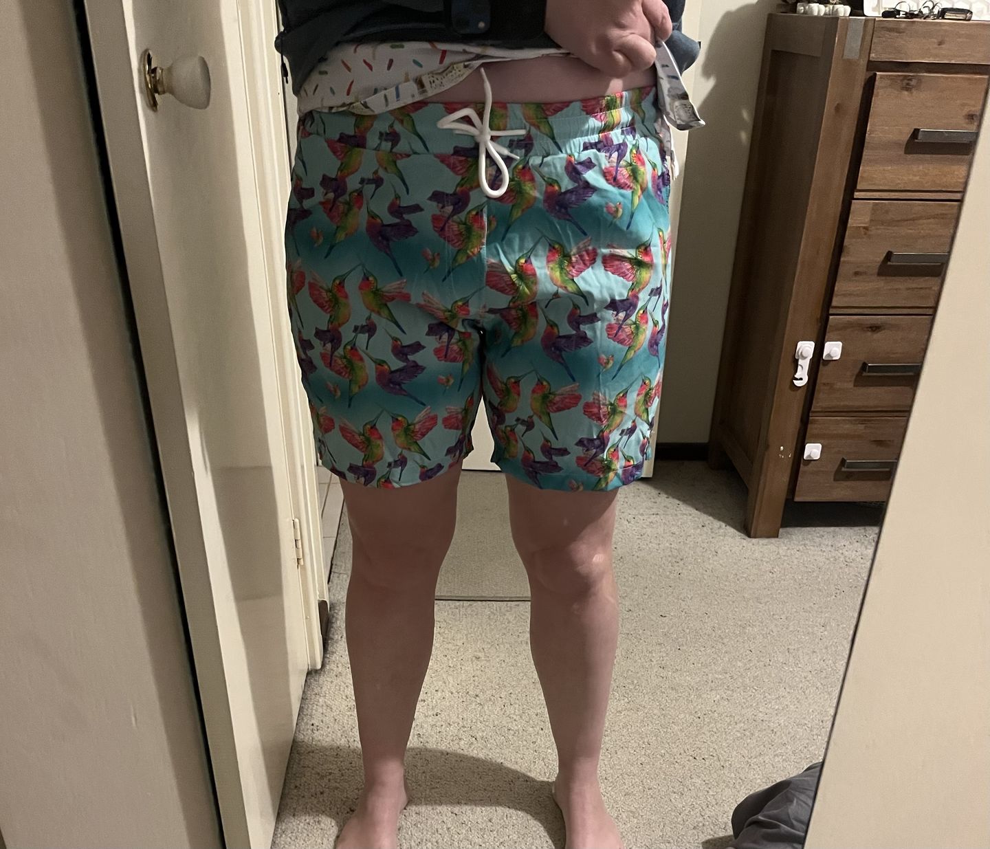 Customer photo review of Hummingbirds Men's Boardshorts