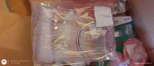 Customer photo review of Muestrario Aro Almendra Crystal 50 pzas