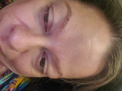 Customer photo review of INSTANT EYEBROW TINT – NATURAL PLANT BASED DYES