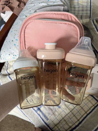 Customer photo review of Hegen Nipple Fast Flow, 2-Pack (6 months and beyond)