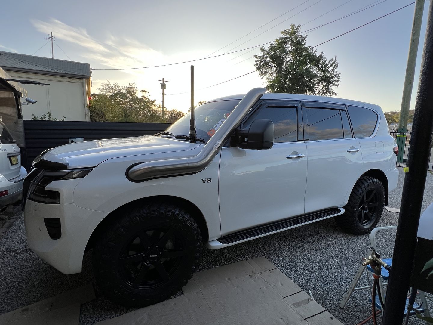 Customer photo review of Y62 5" Patrol Snorkel Rear Facing